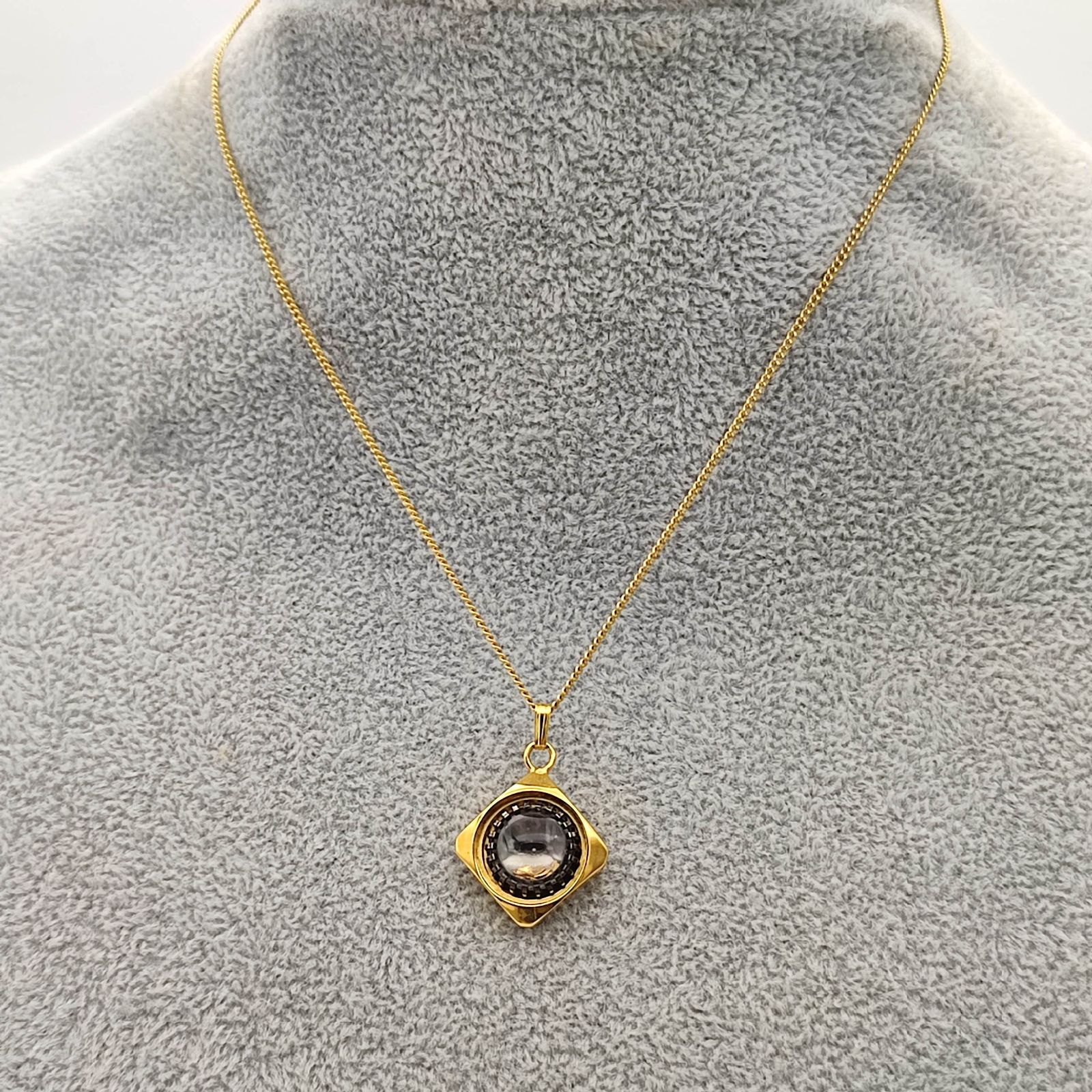 ゴールドパーク　gold park 大粒砂金入り　ペンダント 美品】GOLDPARK ゴールドパーク 佐渡金山 砂金入り ネックレス