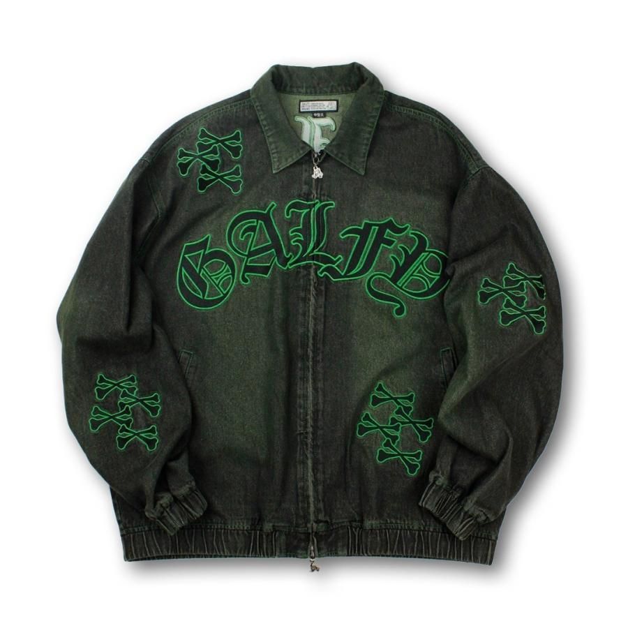 GALFY〜デニムジャケット〜 Amazon | (ガルフィー)GALFY 骨骨カラーデニムジャケット[144011