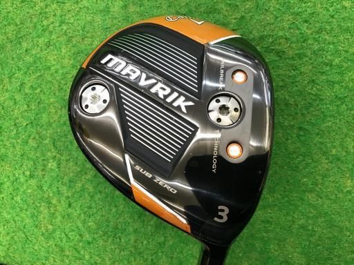 キャロウェイ MAVRIK SUBZERO 3W フェアウェイウッド FW Tour AD SZ-5 TypeII FW フレックスS メンズ 男性用 右利き 右用 Cランク ゴルフクラブ