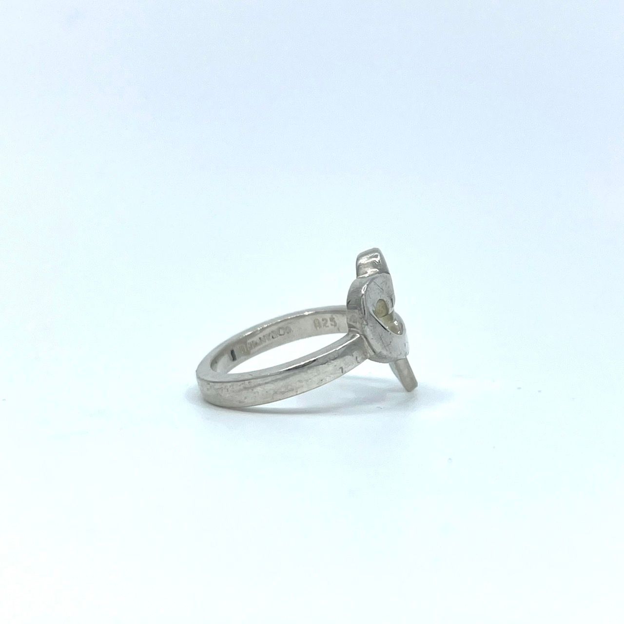 美品 TIFFANY &Co. ティファニー ラビングハート 指輪 リング 7