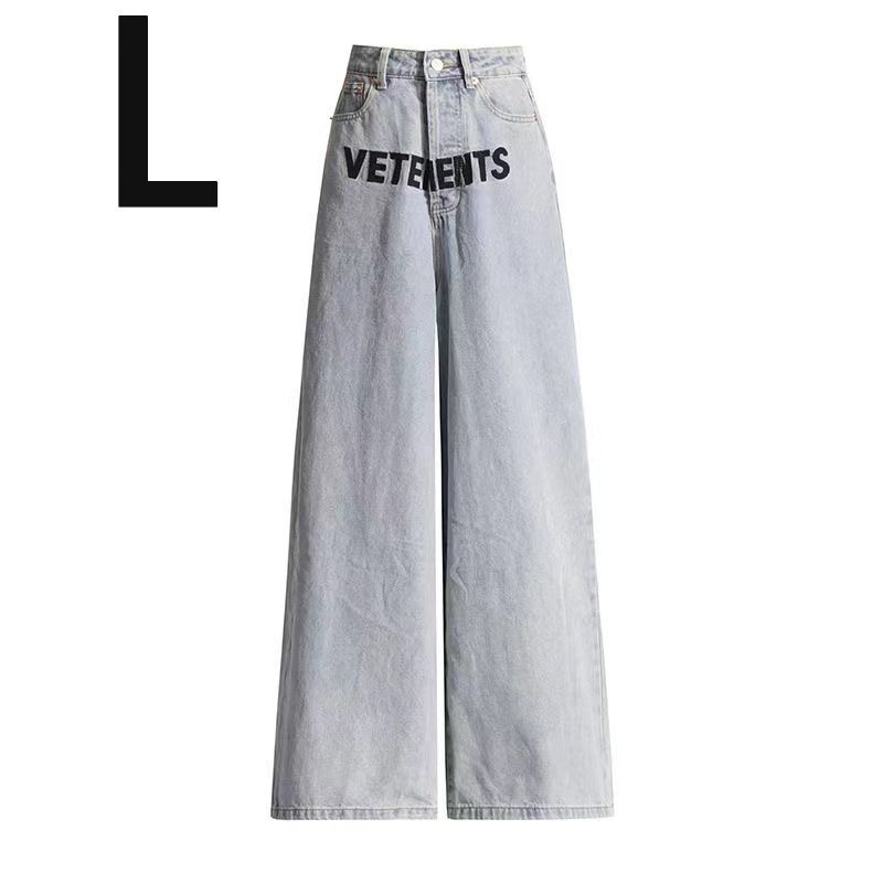 VETEMENTS Logo Baggy Jeans デニム/ジーンズ L - メルカリ