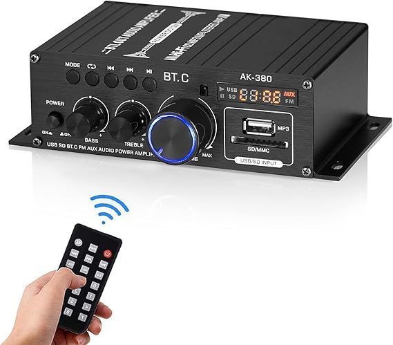 Mini Bluetooth 5.0 デジタルアンプ ステレオ ホーム/カー オーディオ