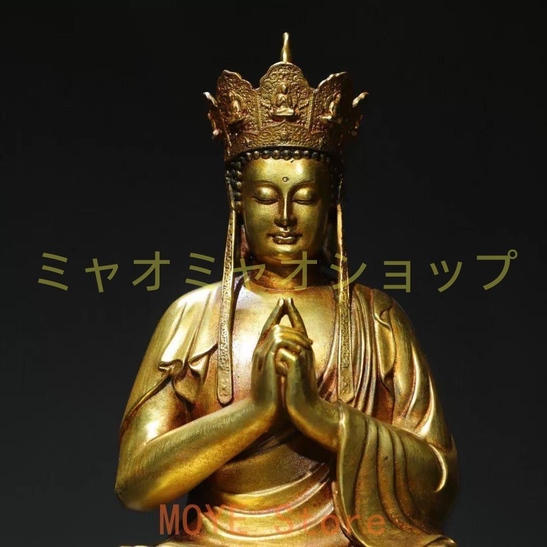 銅製 地蔵王菩薩 仏像 礼仏 供養 装飾品 工芸品 美術品 仏教美術 仏像 地蔵王仏像 銅製 銅器 工芸品 美術品 置物 | 金属工芸