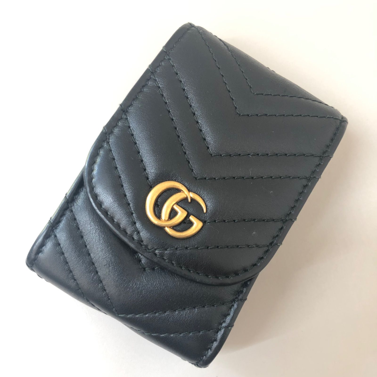 直売ファッション GUCCI グッチ 476431 シガレットケース GGマーモント