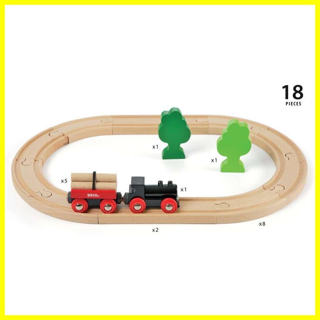 BRIO (ブリオ) 小さな森の基本レールセット [全18ピース] 対象