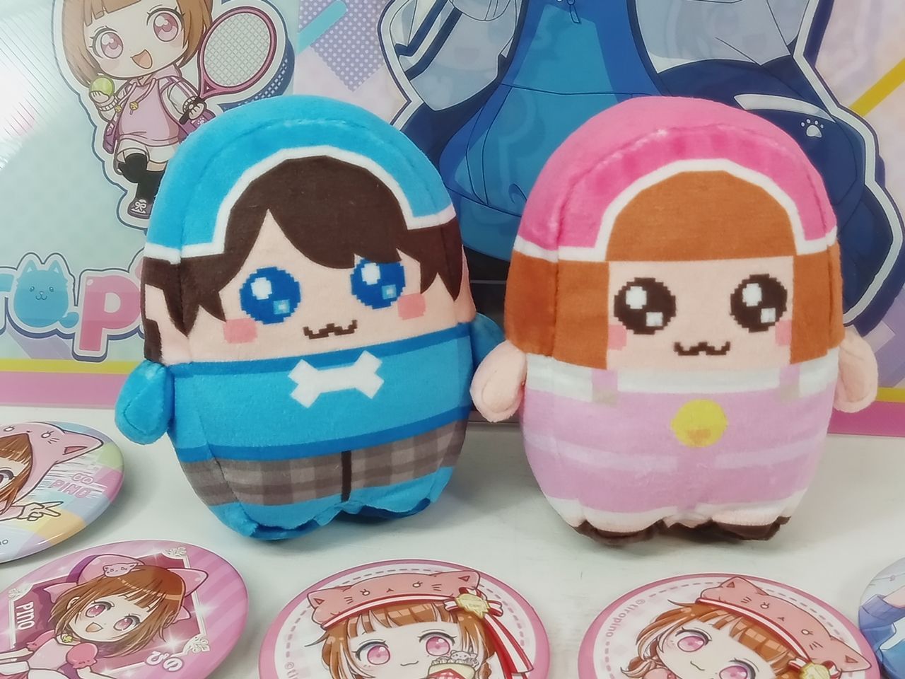 ちろぴの まるくかわいくなった マスコット チャーム 缶バッジ 他