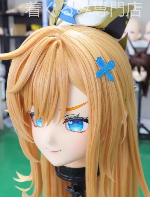 即納 全頭マスク 原神 胡桃 コスプレ 着ぐるみ kigurumi 二次元