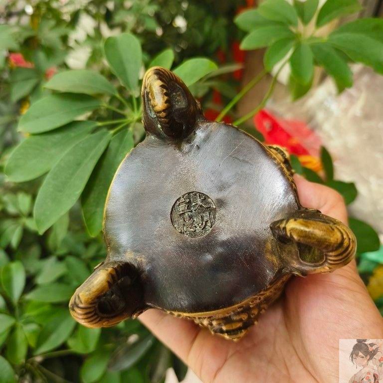 銅器 聚宝盆 香炉 工芸品 装飾品 美術品 置物 三足象耳 三面獅頭薫香炉 九龍聚宝盆香炉 装飾品 工芸品 美術品