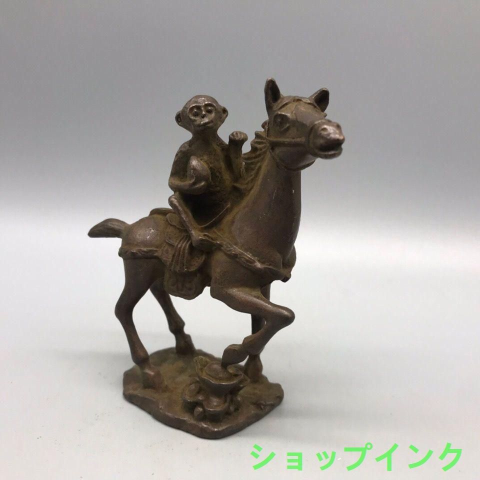 すぐに侯に封じます 銅製品 工芸品 美術品 置物 古銅 色絵銅