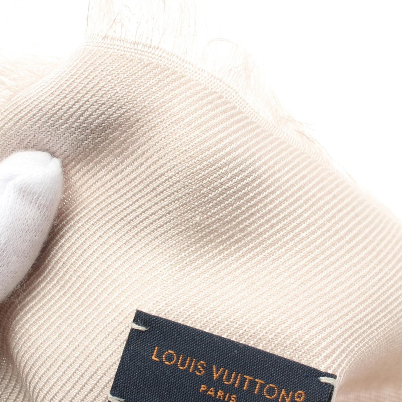 LOUIS VUITTON ルイ・ヴィトン ショール モノグラム グレージュ