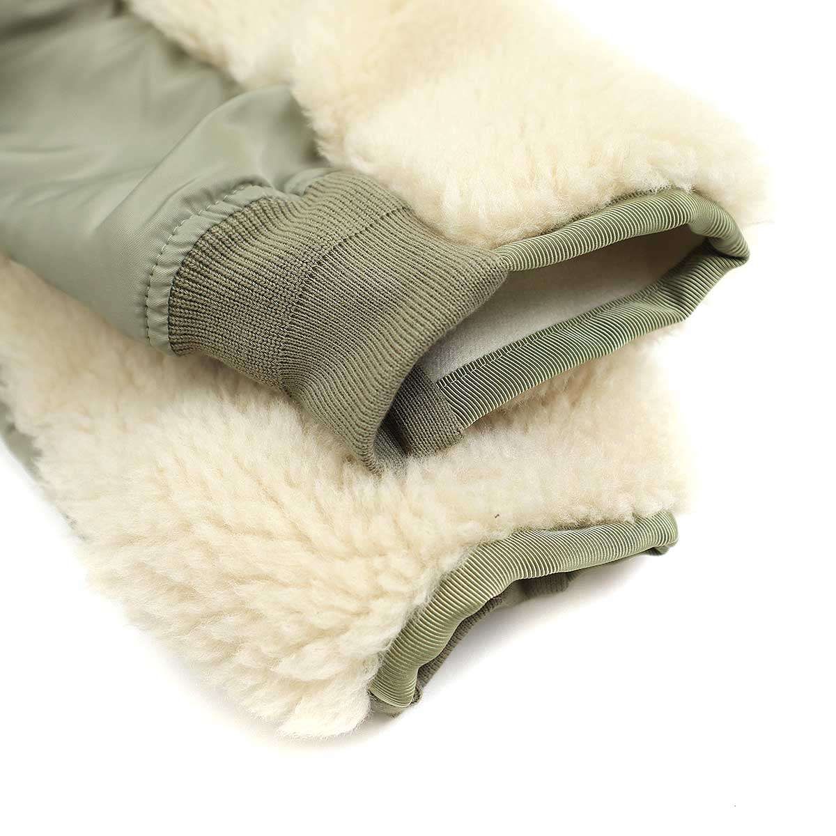 sacai サカイ 23AW Faux Shearling x Nylon Twill Mix Blouson sacai サカイ 23AW Faux Shearling x Nylon Twill Mix Blouson