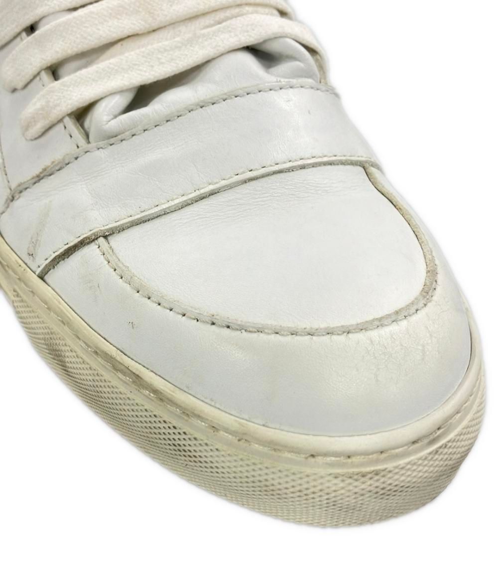 クリスヴァンアッシュ　ハイカットレーザースニーカー42 KRIS VAN ASSCHE クリスヴァンアッシュ レースアップ レザー