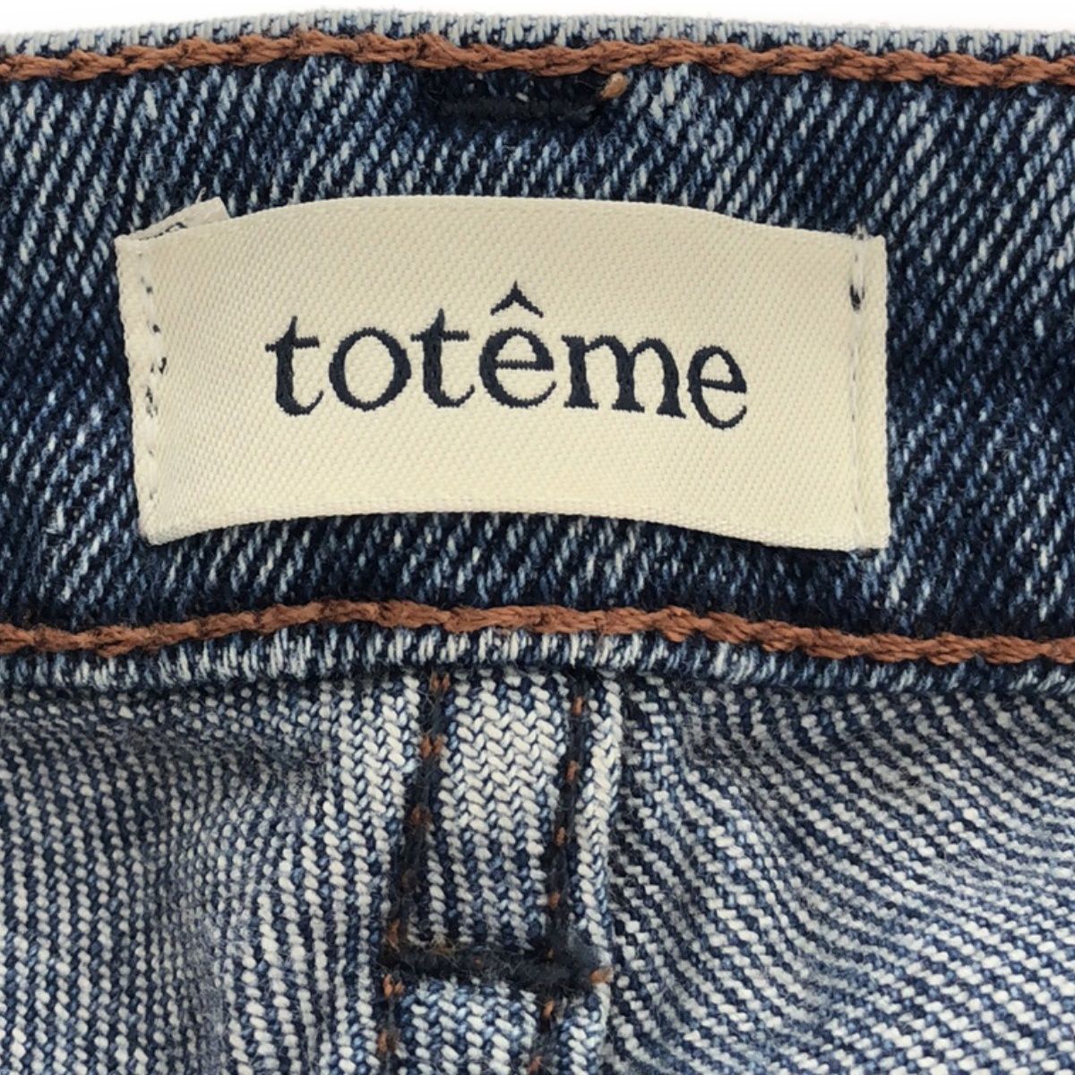 TOTEME トーテム ストレートデニムパンツ 17-030-510-0041 インディゴ 