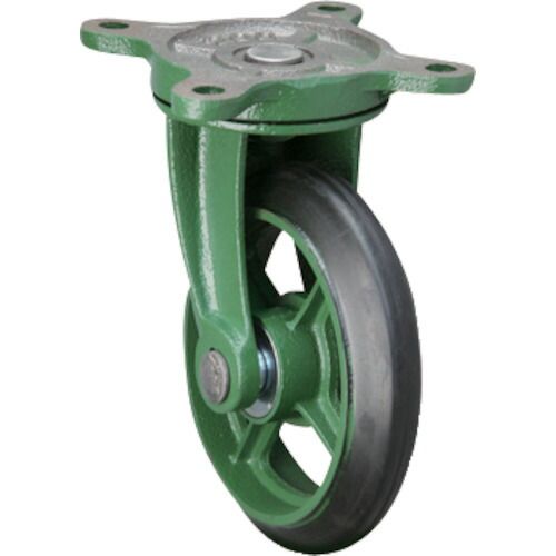 【新品・7営業日以内発送】東北車輛製造所 125BRB 標準型自在金具付ゴム車輪 １２５【沖縄離島販売】