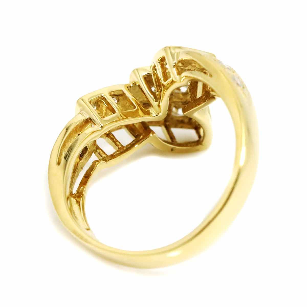 リング 12.5号 ダイヤ 0.79ct K18 YG イエローゴールド 750 指輪  