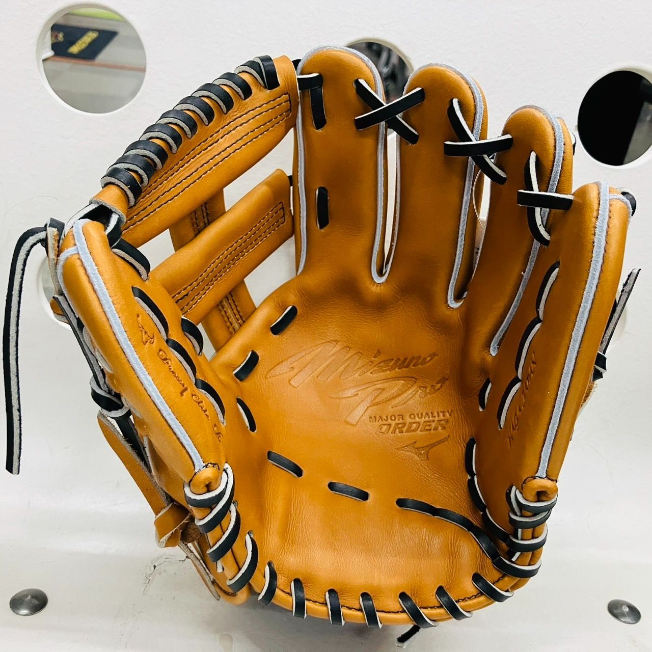 ミズノプロ　当店限定オリジナルオーダーグラブ　内野手用　坂本型　薬指リング搭載 ミズノプロ MIZUNOPRO 当店限定オリジナルオーダーグラブ 内野手用