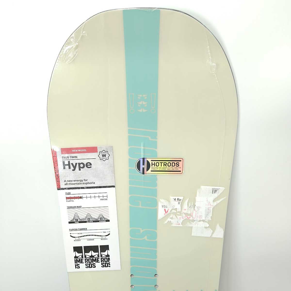 ローム HYPE スノーボード 板 138cm ROME SDS レディース 23-24モデル