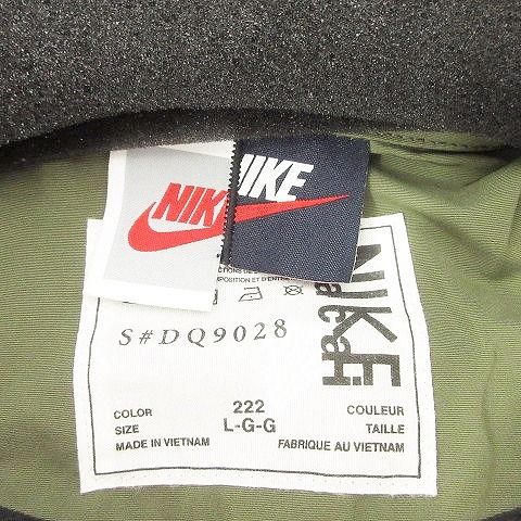 ナイキ NIKE × サカイ Sacai 22AW NRG Trench Jacket トレンチ ジャケット コート アウター フード付き ロゴプリント  DQ9028-222 Lサイズ カーキ - メルカリ