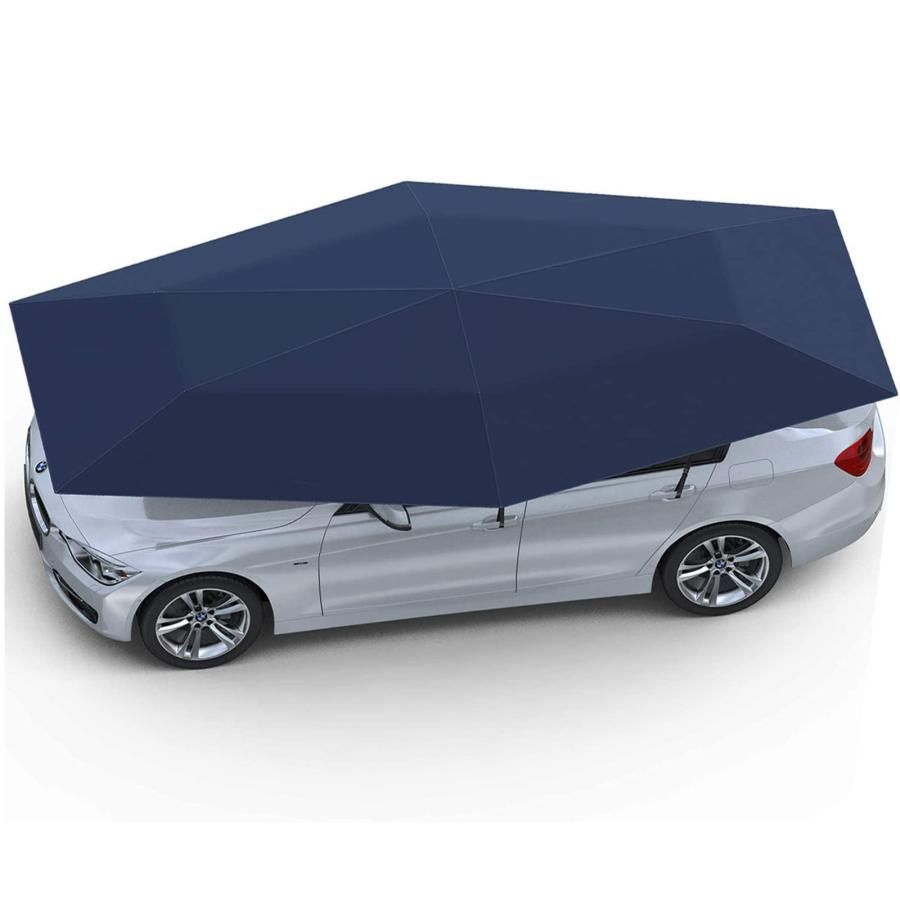 車用サンシェード 全自動 改良バージョン 車用パラソル 自動開閉 大型 車テント 日除け 車傘 電動型 全自動 カーカバー ポータブル 折り畳み式 カーアンブレラ