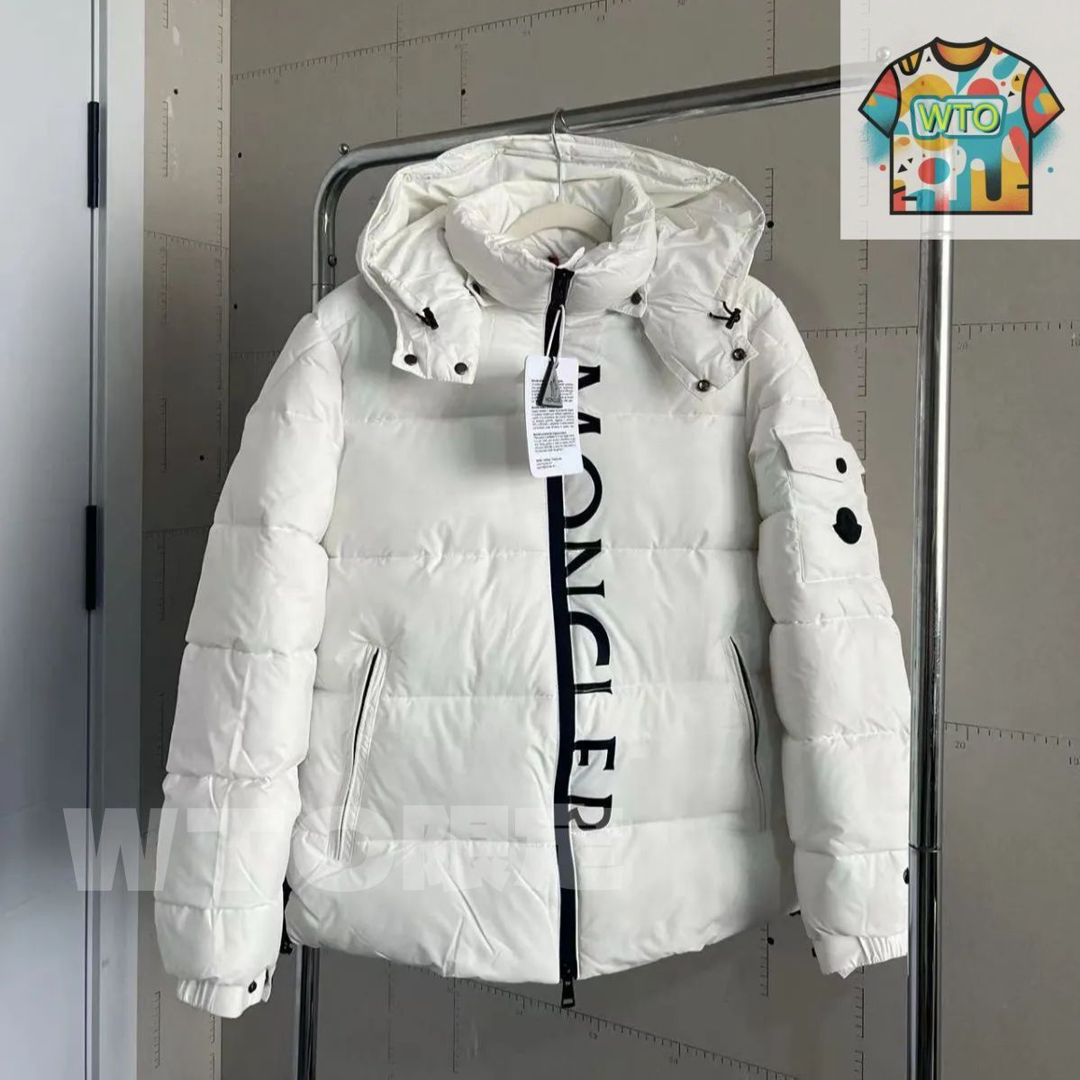 MONCLER モンクレール 白 ダウン 86cm MONCLER/モンクレール】Avoceショートダウンジャケット