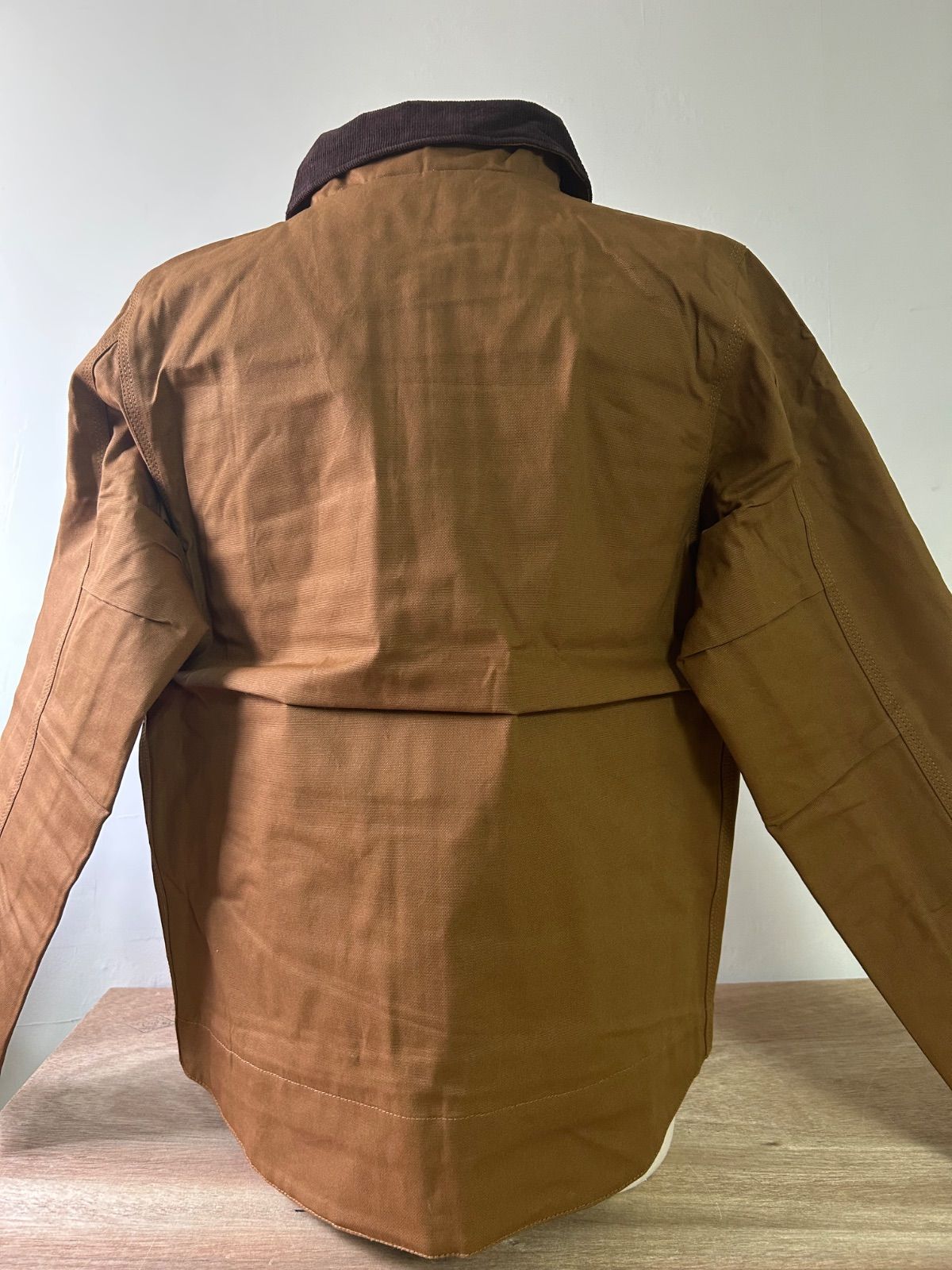 ヒューストン　ワークジャケット　ブラウン　ダック地　XL HOUSTON/ヒューストン Duck Zip Work Jacket/ダック ジップ