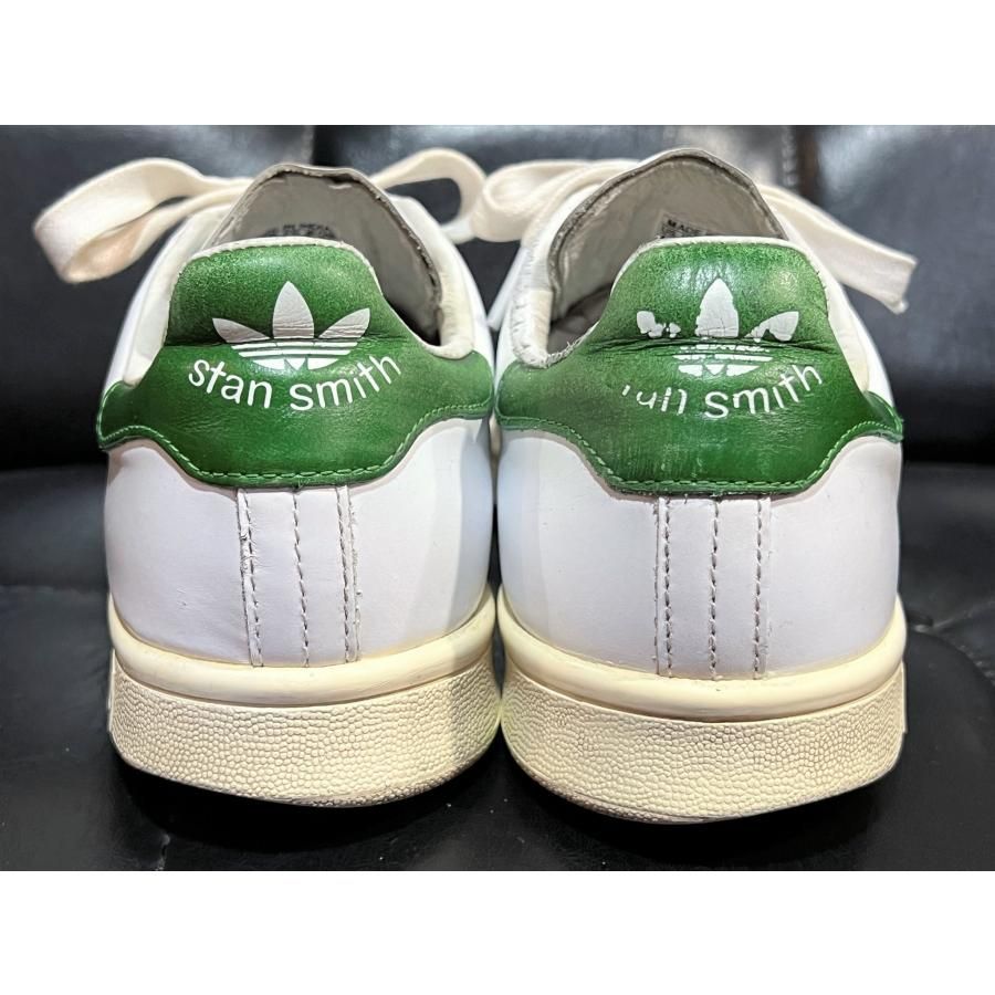 アディダス 14年 スタンスミス ガラスレザー 白緑 26cm adidas STAN SMITH B24364