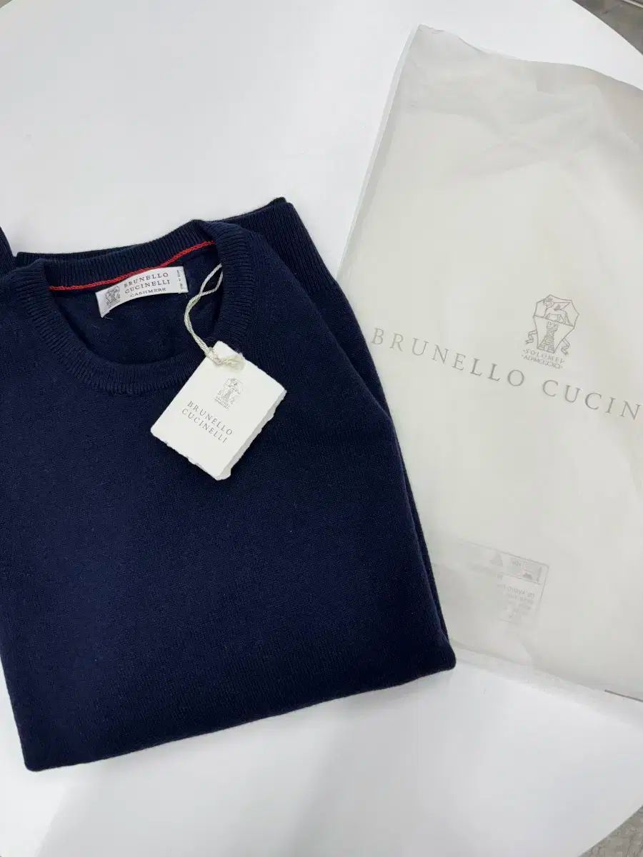 Brunello Cucinelli ブルネロ クチネリ カシミア 100 クルーネック ニット セーター 50