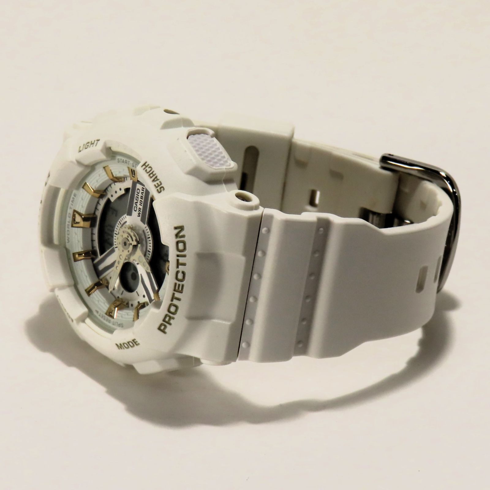 稼働品 美品 CASIO BABY-G カシオ ベビージー 腕時計 白 ホワイト BA-110GA