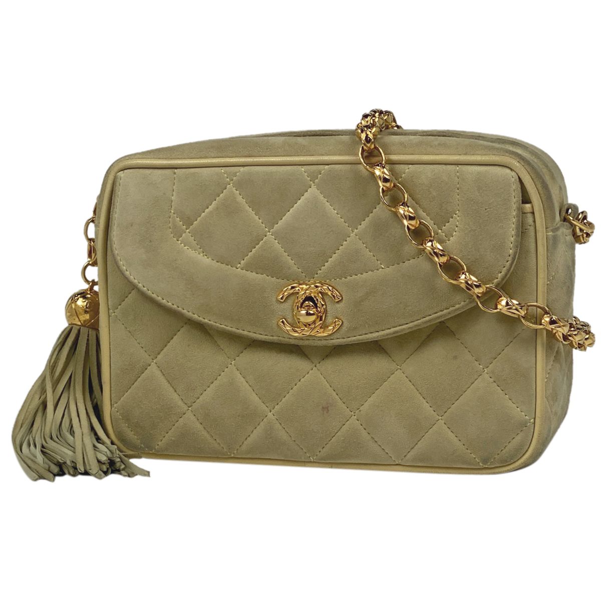 シャネル CHANEL ココマーク フリンジ チェーン ショルダーバッグ  