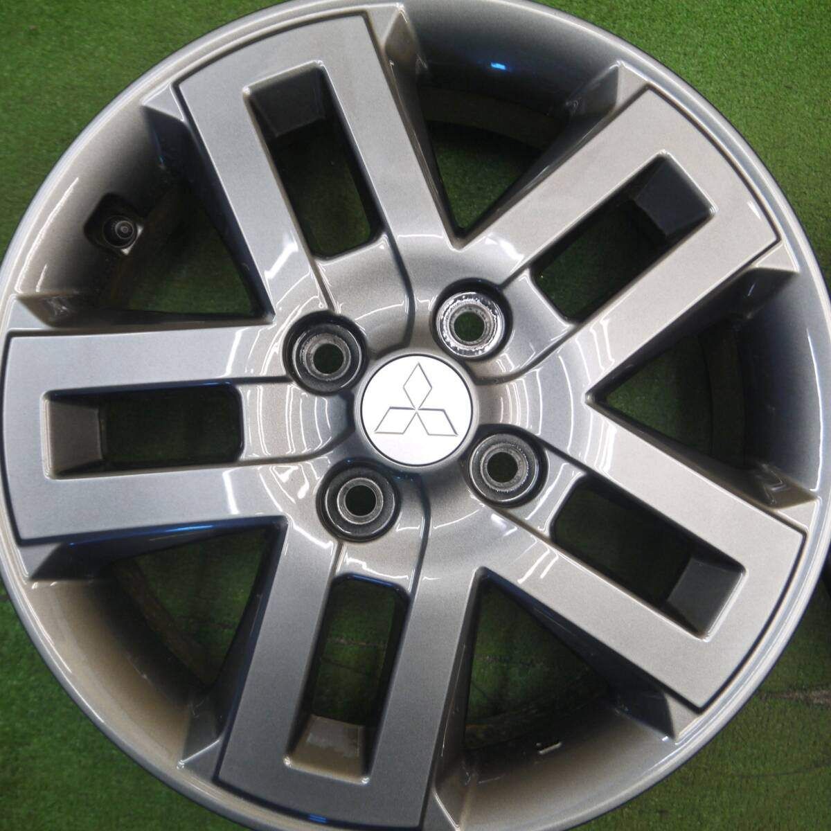 【美品】三菱　デリカミニ純正ホイール　4.5J-15 4H100 +46 デリカミニ 純正ホイール 15×4.5J +46 4H/100 4本 新車外し 三菱