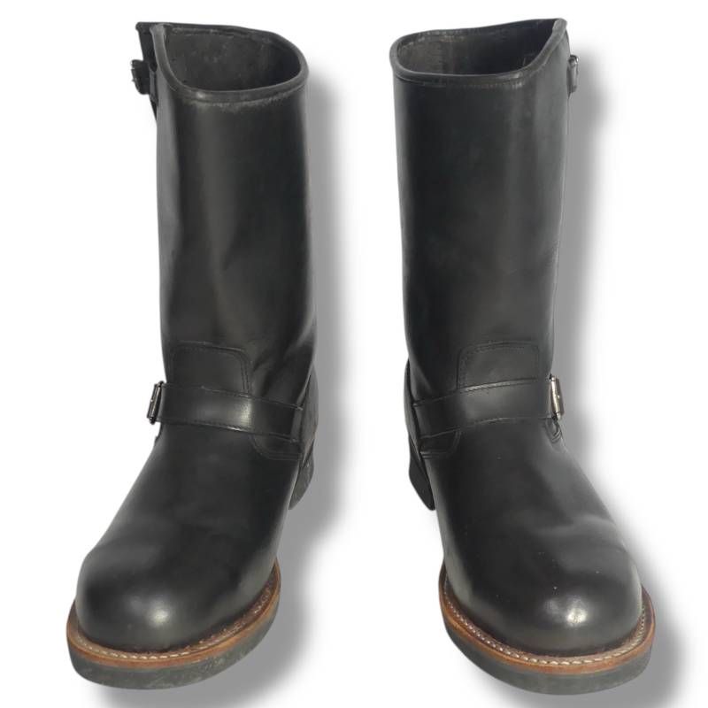 FRYE フライ エンジニアブーツ 28 本革 ロング バイク メンズ 10 D スチールトゥ 黒 ブラック ライダースブーツ バイカー バイクウエア エンジニアブーツサイズ28 cm一覧 SEULB屋着古 TJ 1122