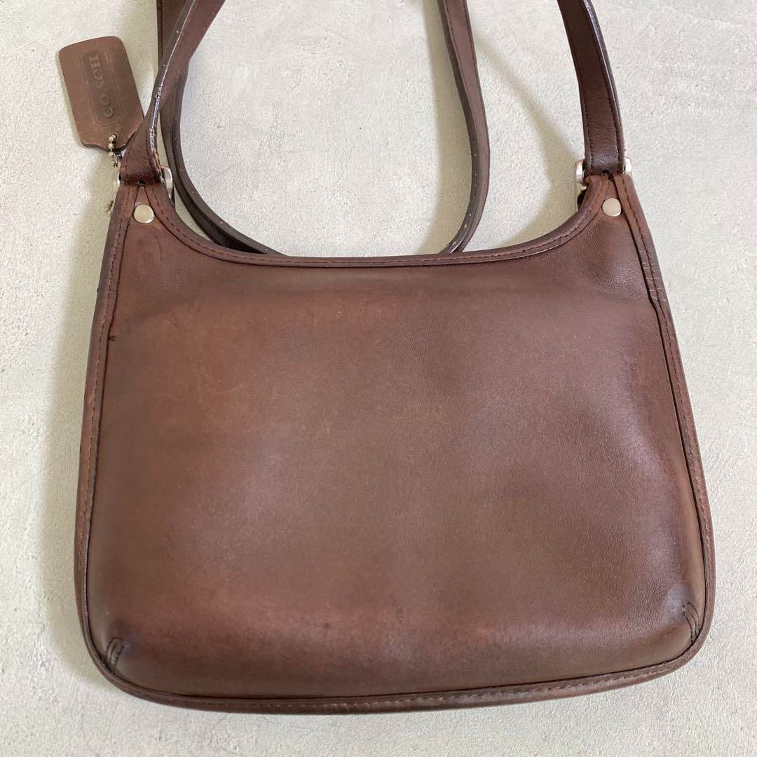 オールドコーチ 9132 ショルダーバッグ ブラウン ビンテージ 