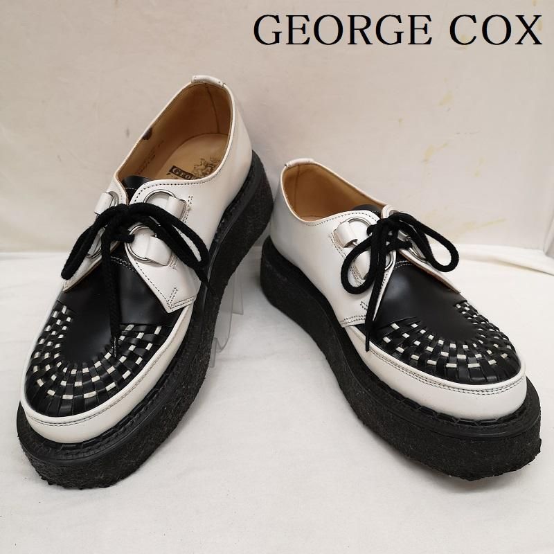GEORGE COX ジョージコックス ブーツ 3588 vib SKIPTON レザー ラバーソール シューズ ギブソン バイカラー イングランド製