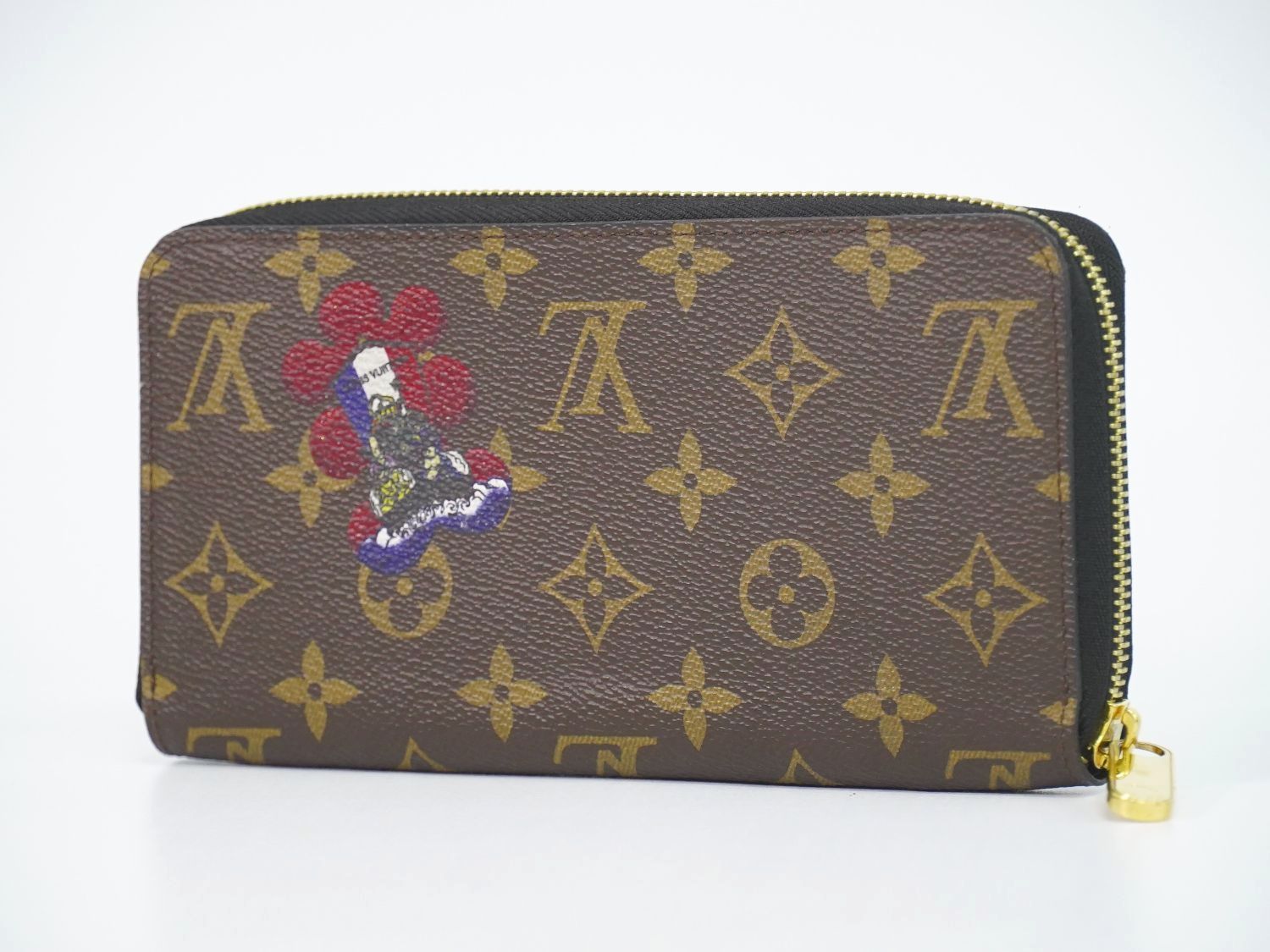 本物 ルイヴィトン LOUIS VUITTON LV ジッピーウォレット モノグラム