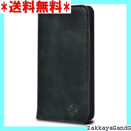 NeedNetwork iPhone 16 Pro 用 ケース 手帳型 本革レザー スマホケース アイフォン 用 耐衝撃 カードホルダー スタンド カバー マグネットなし ブラック 197