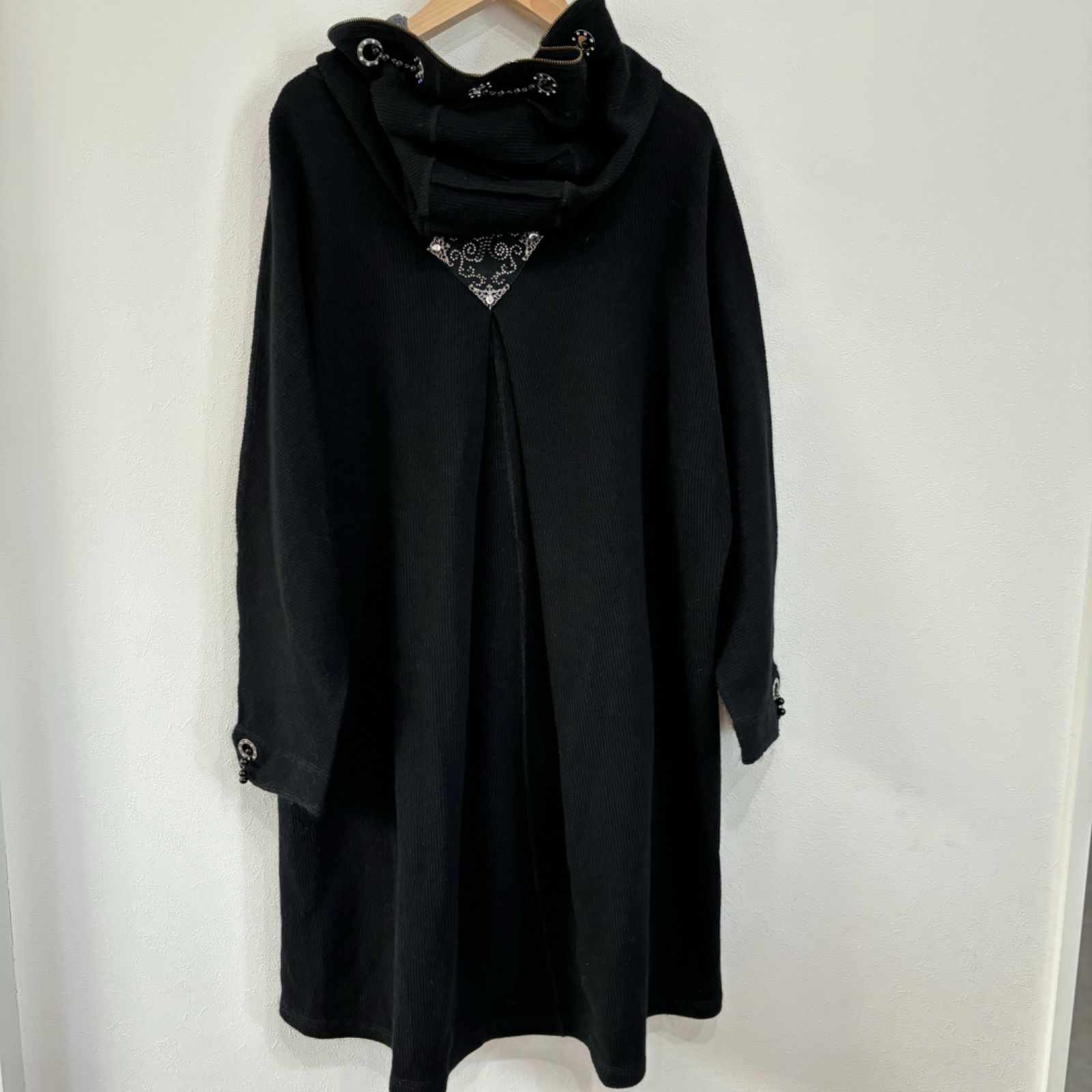 伊太利屋　ニットロングコート／ロングカーデガン　La Moda Goji 9号 伊太利屋 ニットロングコート／ロングカーデガン La Moda Goji 9
