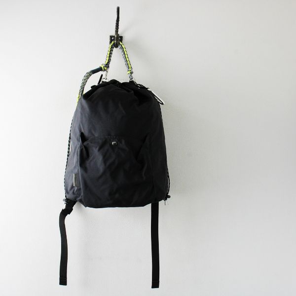 美品 zattu ザッツ EVERS エバース リュックサック 巾着型 ブラック