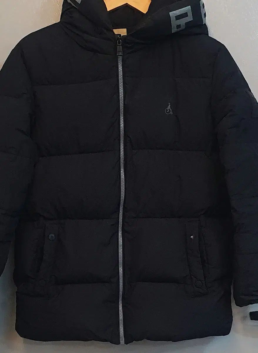 ビーンポール ブラック フーディー レタリングパッド 165 高校生または 55 できる