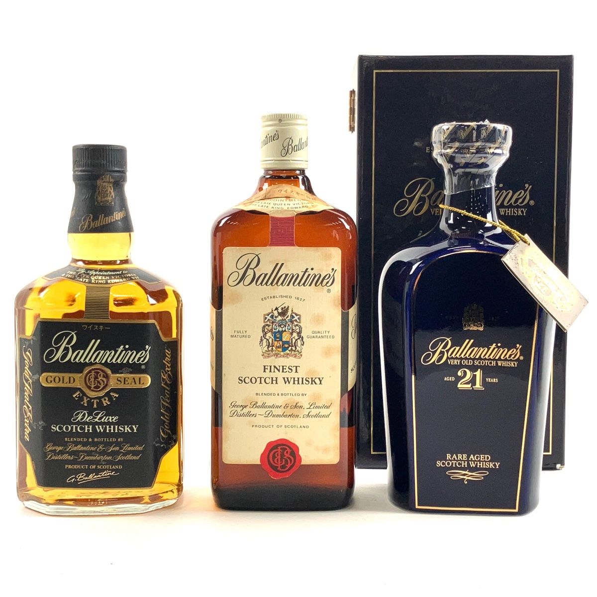 Ballantine's 3本セット 3本 バランタイン Ballantines ゴールドシール ファイネスト 21年
