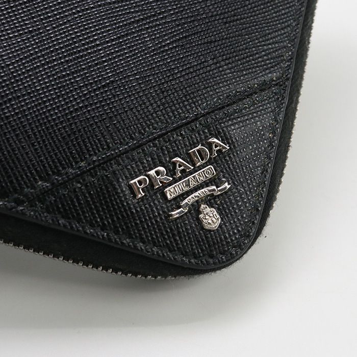 PRADA プラダ ジップアラウンド長財布 サフィアーノレザー