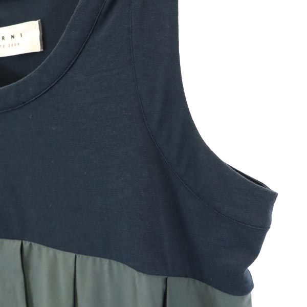 MARNI キャミワンピ AMBIDEX Store △〇mauri ティアード キャミワンピース (F クロ