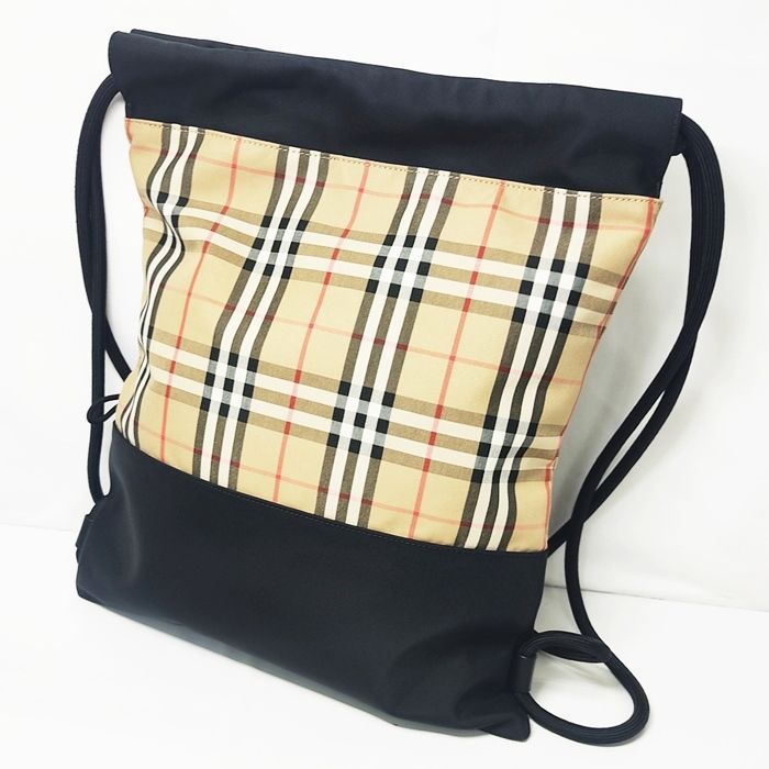店頭併売商品※◇美品◇BURBERRY【バーバリー】ナップサック ノバ