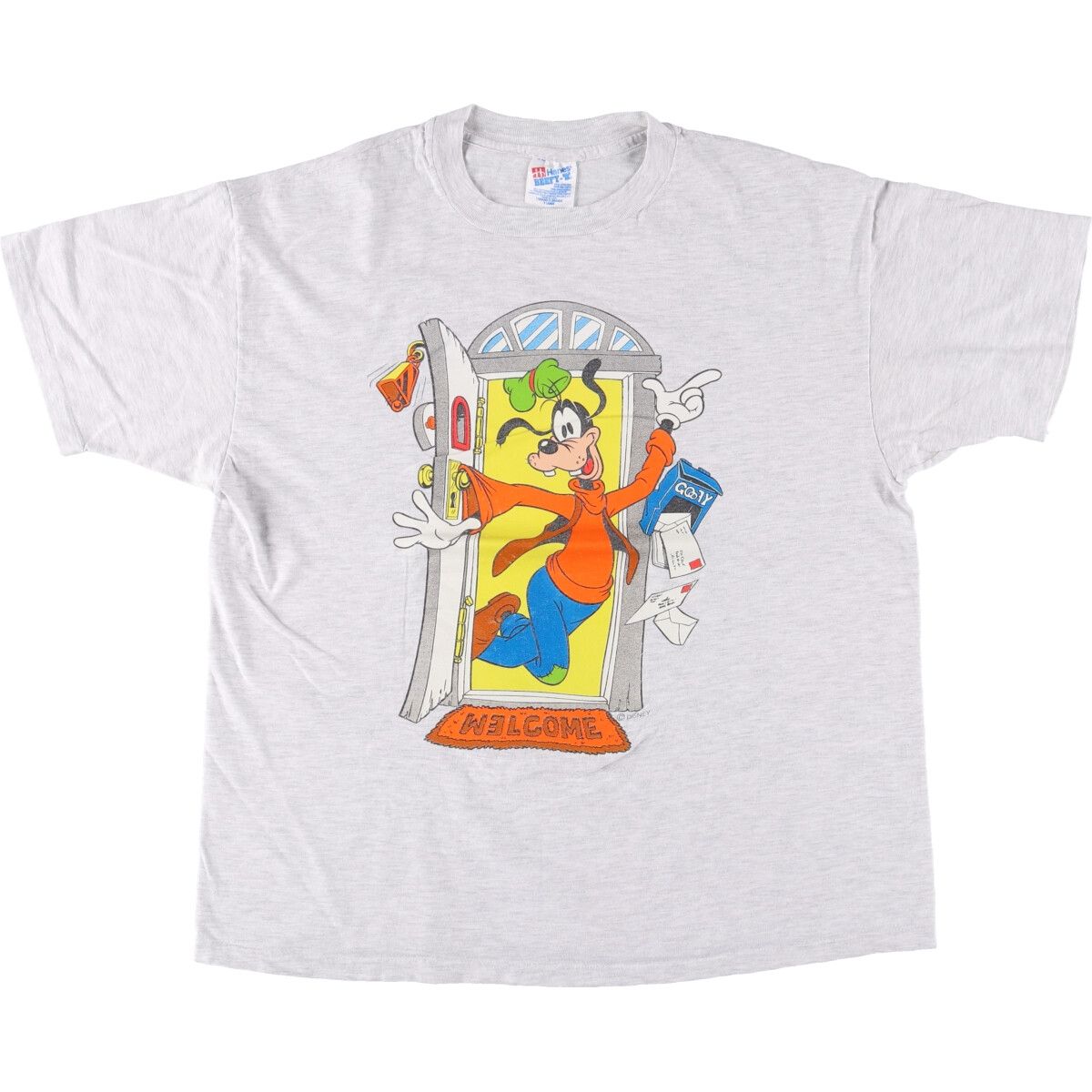 古着 90年代 ヘインズ Hanes GOOFY グーフィー キャラクタープリントT 