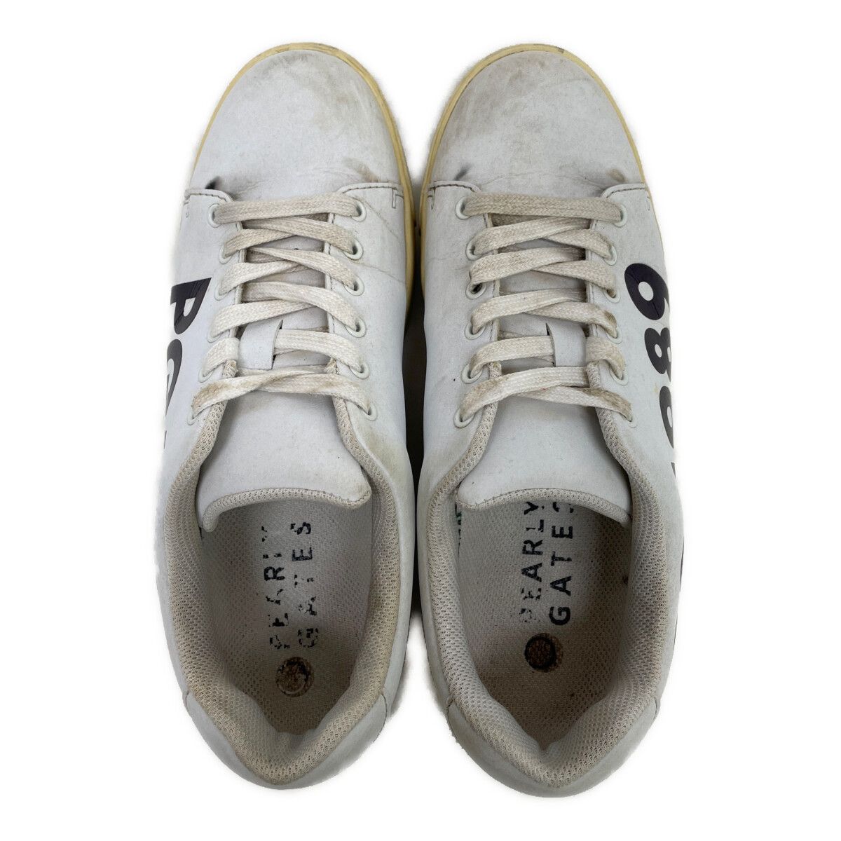 パーリーゲイツ PEARLY GATES ゴルフシューズ 26.5 ホワイト スパイク