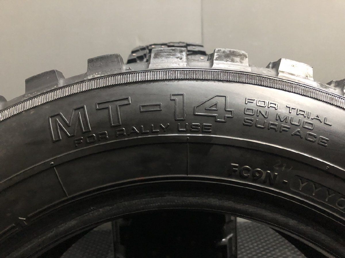 YOKOHAMA ADVAN MT-14 195/65R15 15インチ スパイクタイヤ 2本 バリ溝 