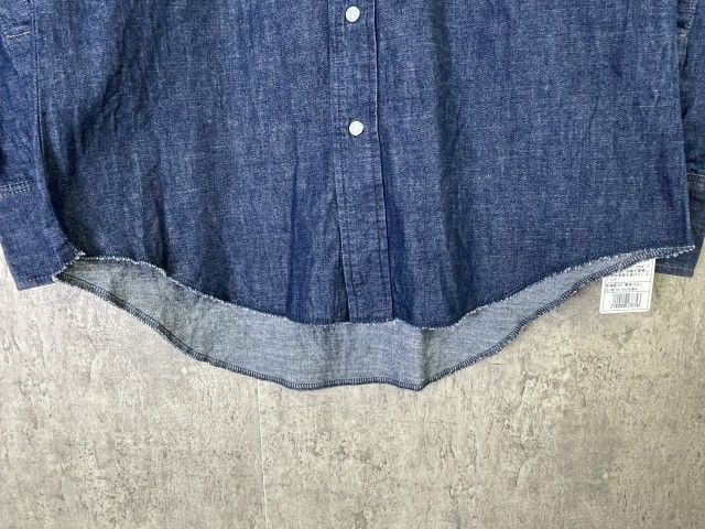 ★M★ ✨良品✨ 長袖 デニムシャツ ヴィンテージ インディゴ インディゴ 長袖 デザイン |ヴインテージ古着屋Feeet 通販