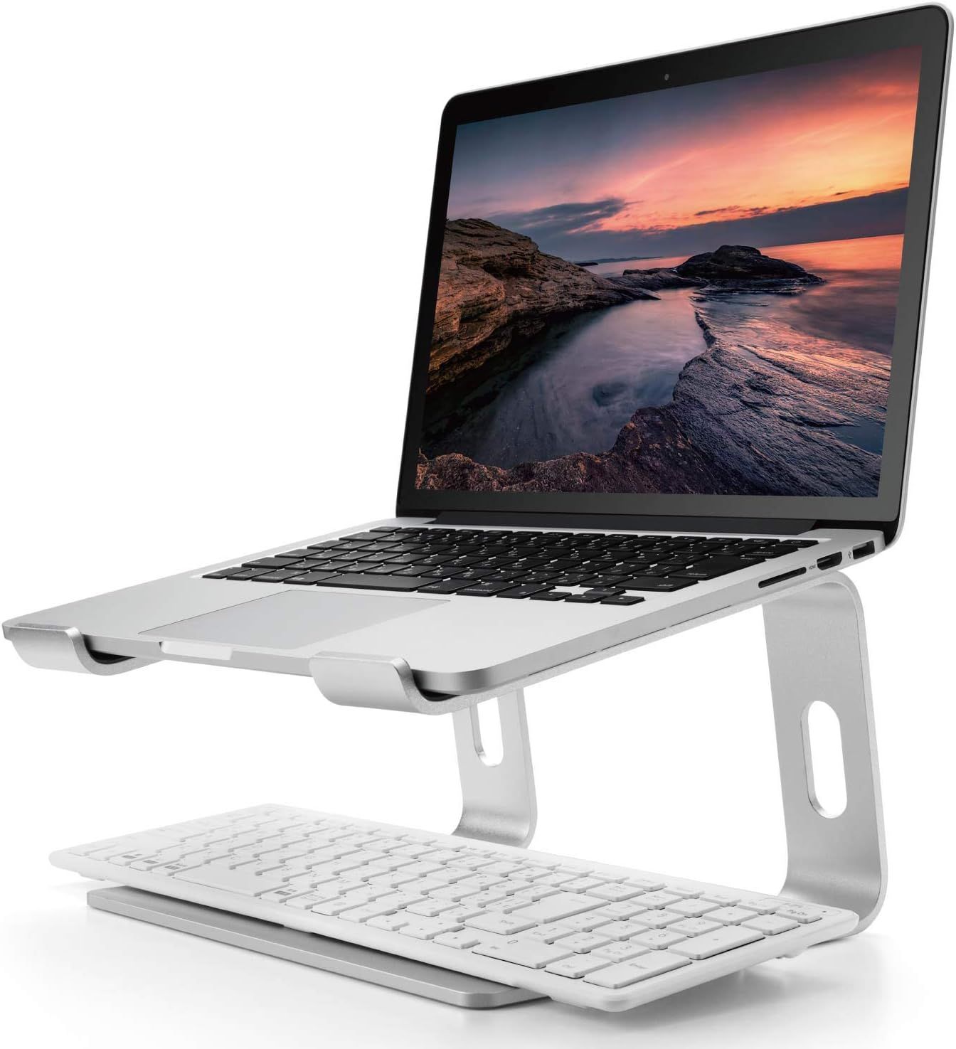 エレコム ノートPCスタンド アルミ合金 高さ15cm 組み立て式 シルバー PCA-LTSAH15SV
