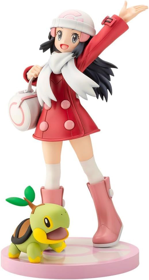 壽屋(KOTOBUKIYA) 『ポケットモンスター』シリーズ ARTFX J ヒカリ with ナエトル 1/8スケール PVC製 塗装済み完成品 フィギュア
