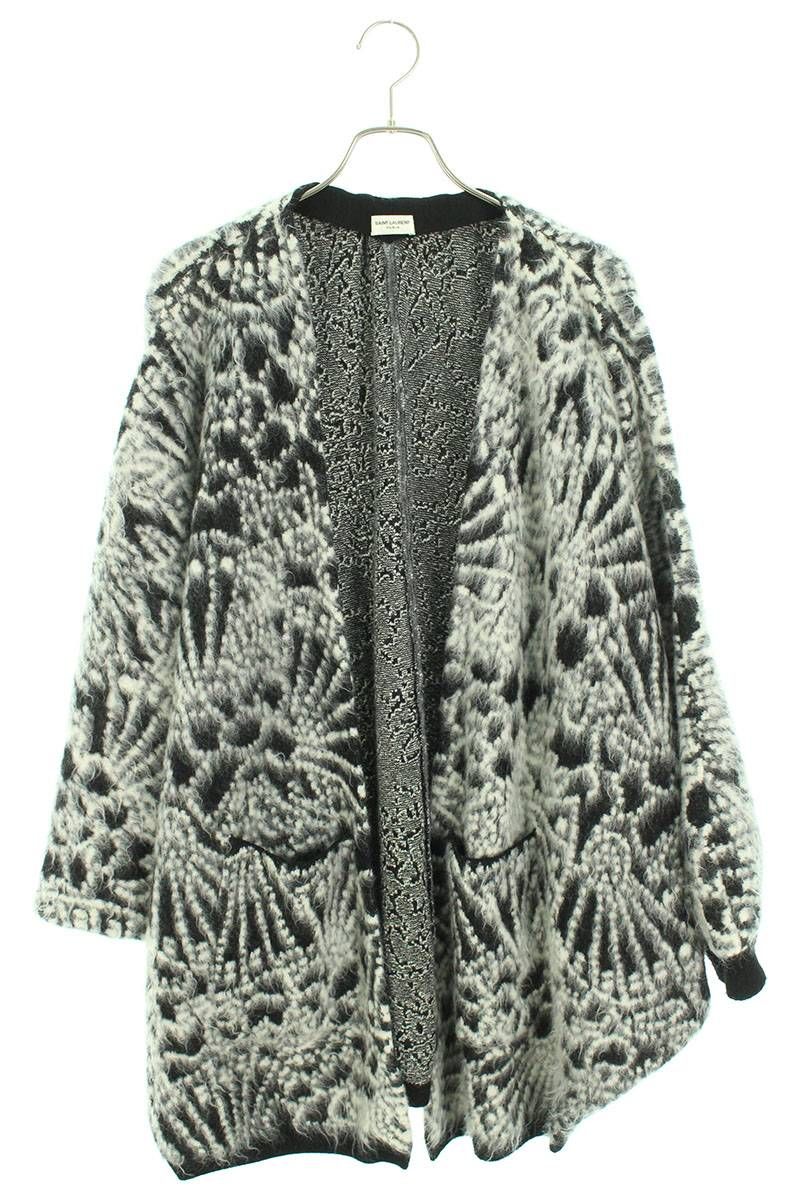 SAINT LAURENT PARIS 19AW モヘア混ウール カーディガン SAINT LAURENT PARIS きく 19AW モヘア混ウール カーディガン