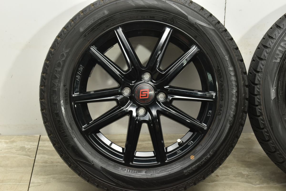 バリ溝】SEIN 15in 6.5J +50 PCD100 ダンロップ ウィンター